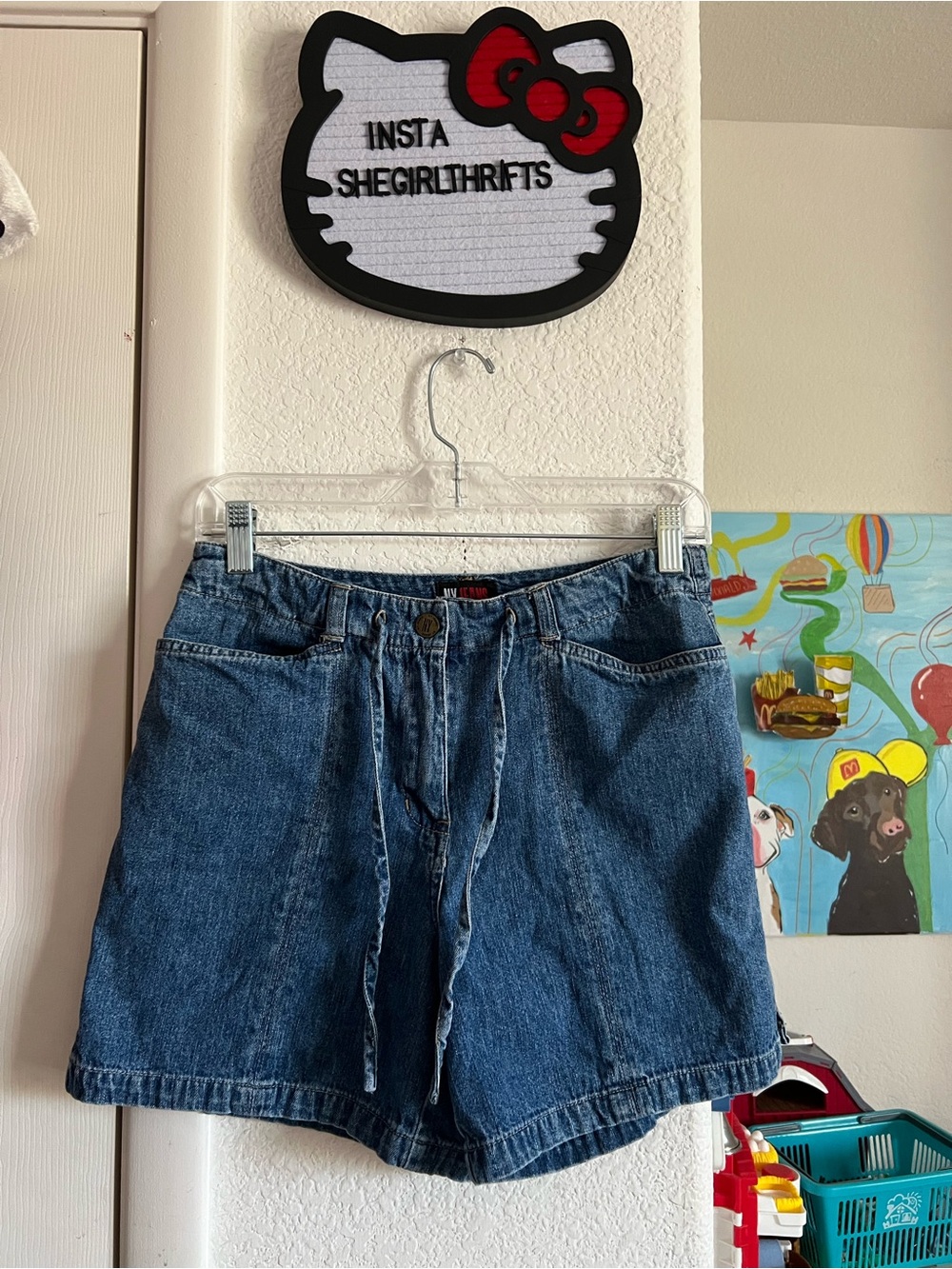 vintage jean shorts